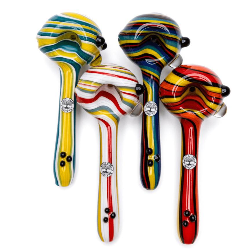 ROOTS GLASS: WIG WAG SPOON PIPE