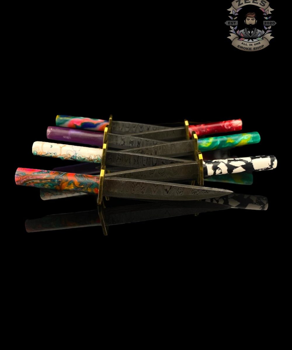DAMASCUS HK KNIVES: DAMASCUS DAGGER DABBER