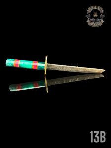 #13B - TEAL/ORANGE/PINK