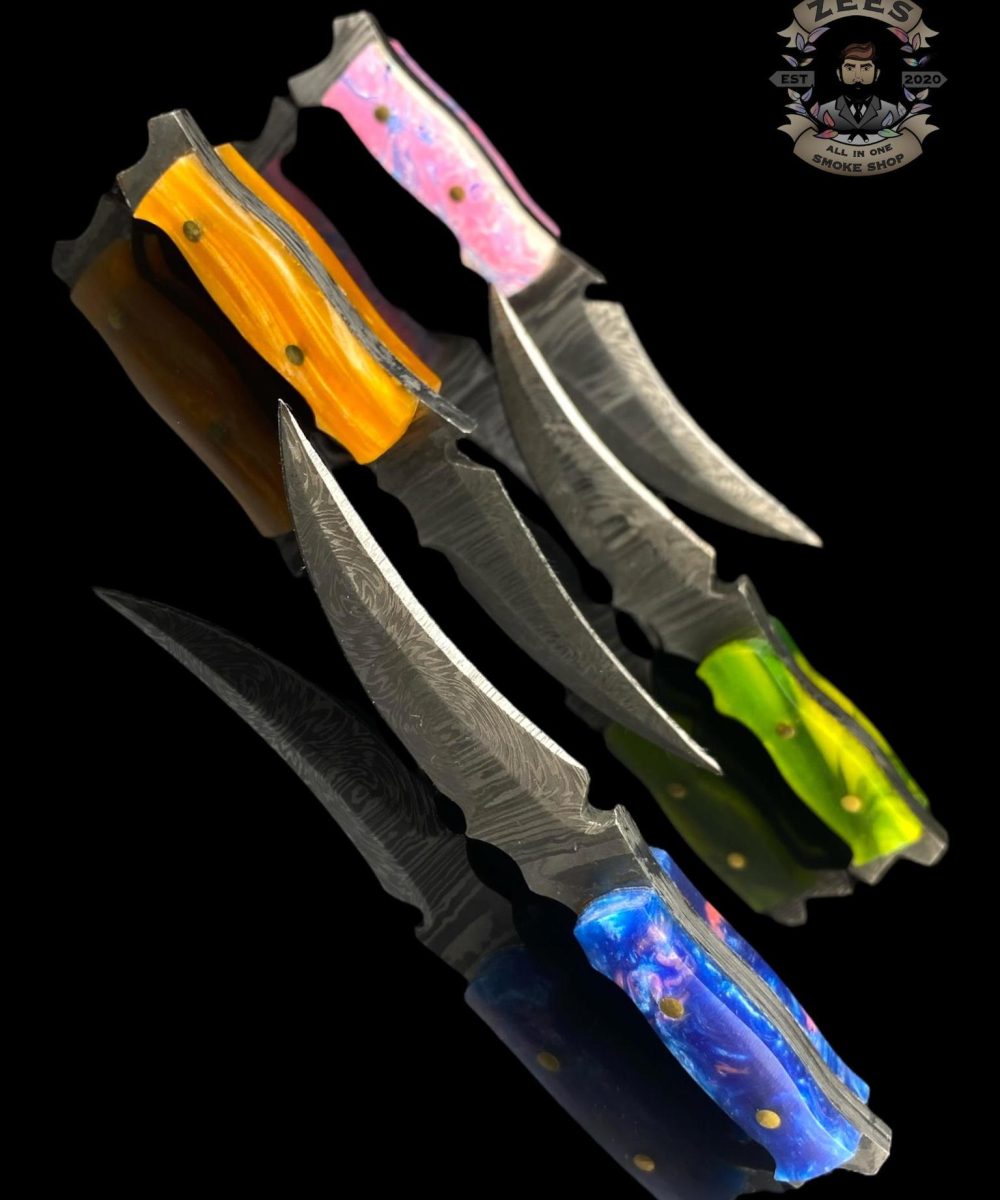 DAMASCUS HK KNIVES: DAMASCUS RAPTOR DAGGER DABBER