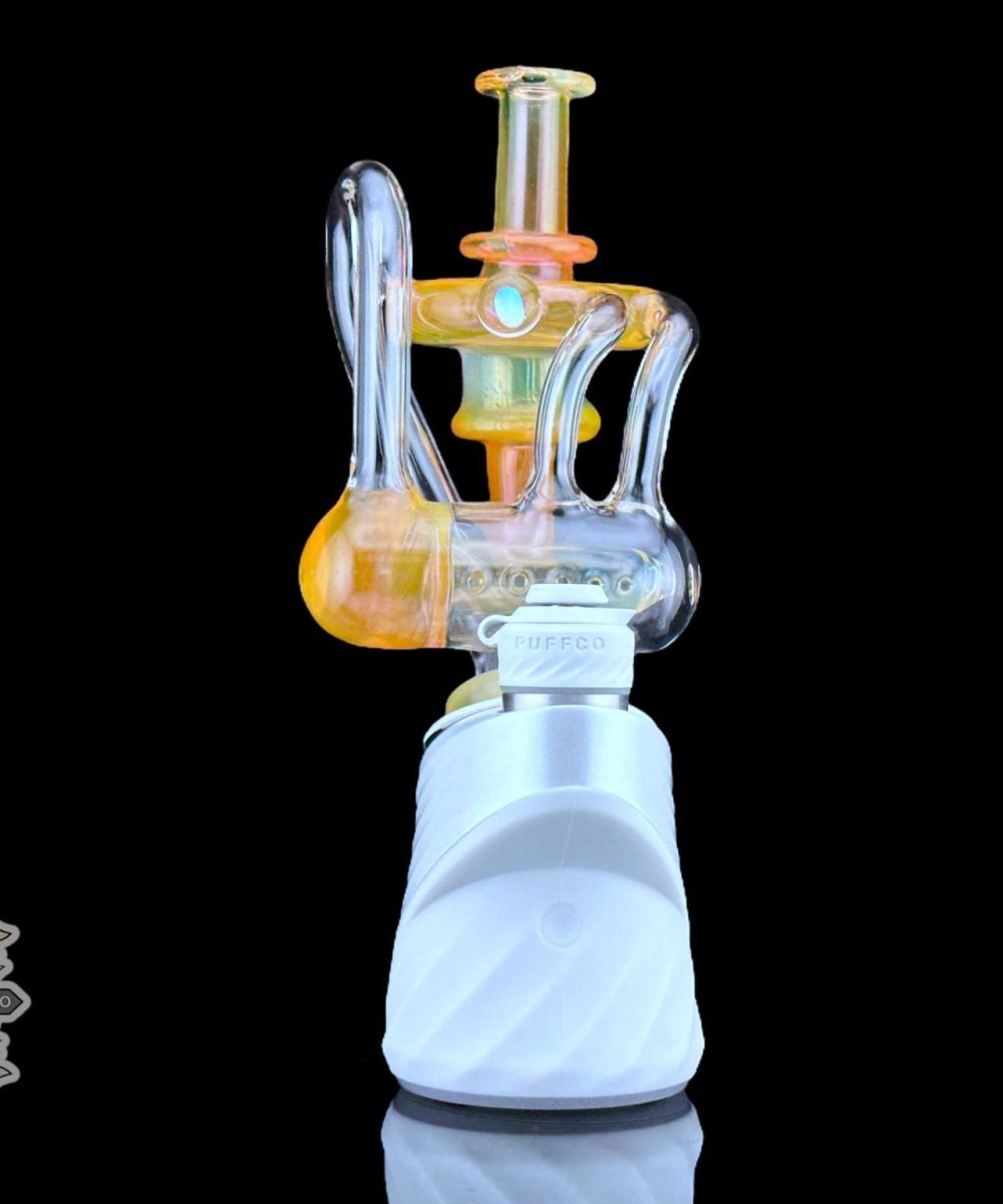 CALL YOUR FAM GLASS: FUMED PUFFCO PEAK ATTACHMENT