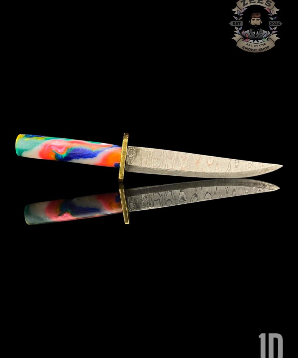 Alternative view of DAMASCUS HK KNIVES: DAMASCUS DAGGER DABBER