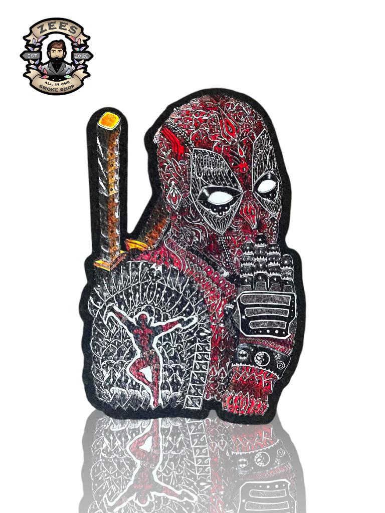 MOOD MATS X KENNEALAYARTIST X SCOOBY'S SMOKE SHOP: 12" DEADPOOL MOOD MAT