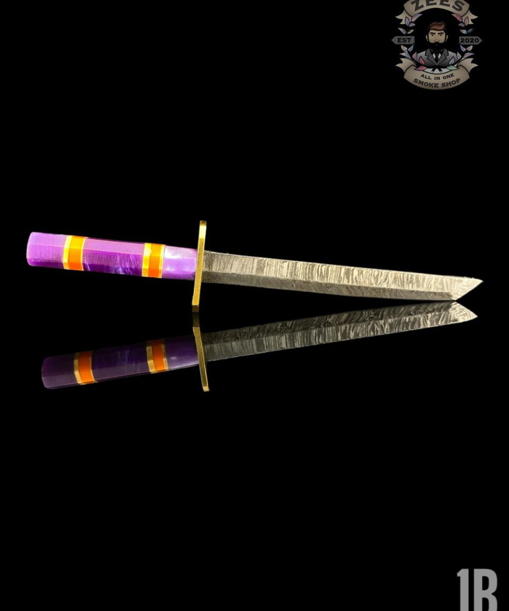 Alternative view of DAMASCUS HK KNIVES: DAMASCUS CHOKUTO SWORD LINEWORK