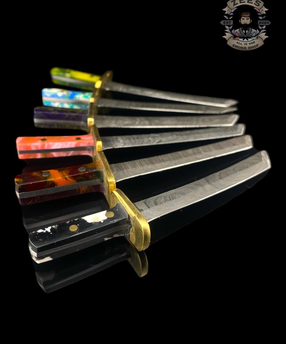 DAMASCUS HK KNIVES: DAMASCUS KATANA SWORD DABBER