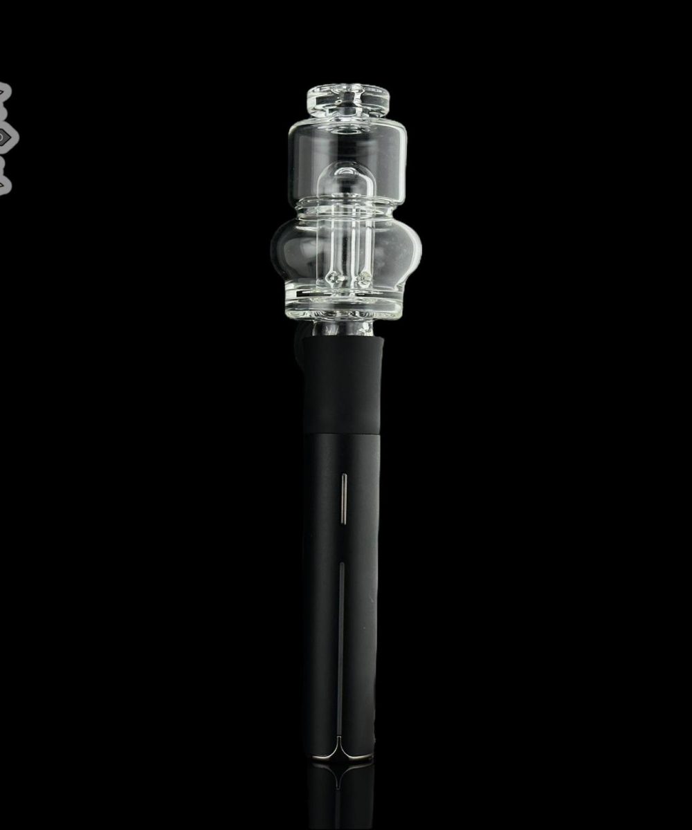 Alternative view of SPIDER GLASS: CLEAR PIVOT BUBBLER