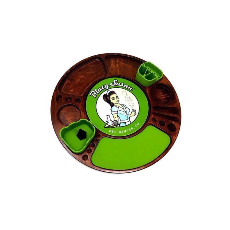 Alternative view of BLAZY SUSAN: SPINNING ROLLING TRAY WITH INSERTS