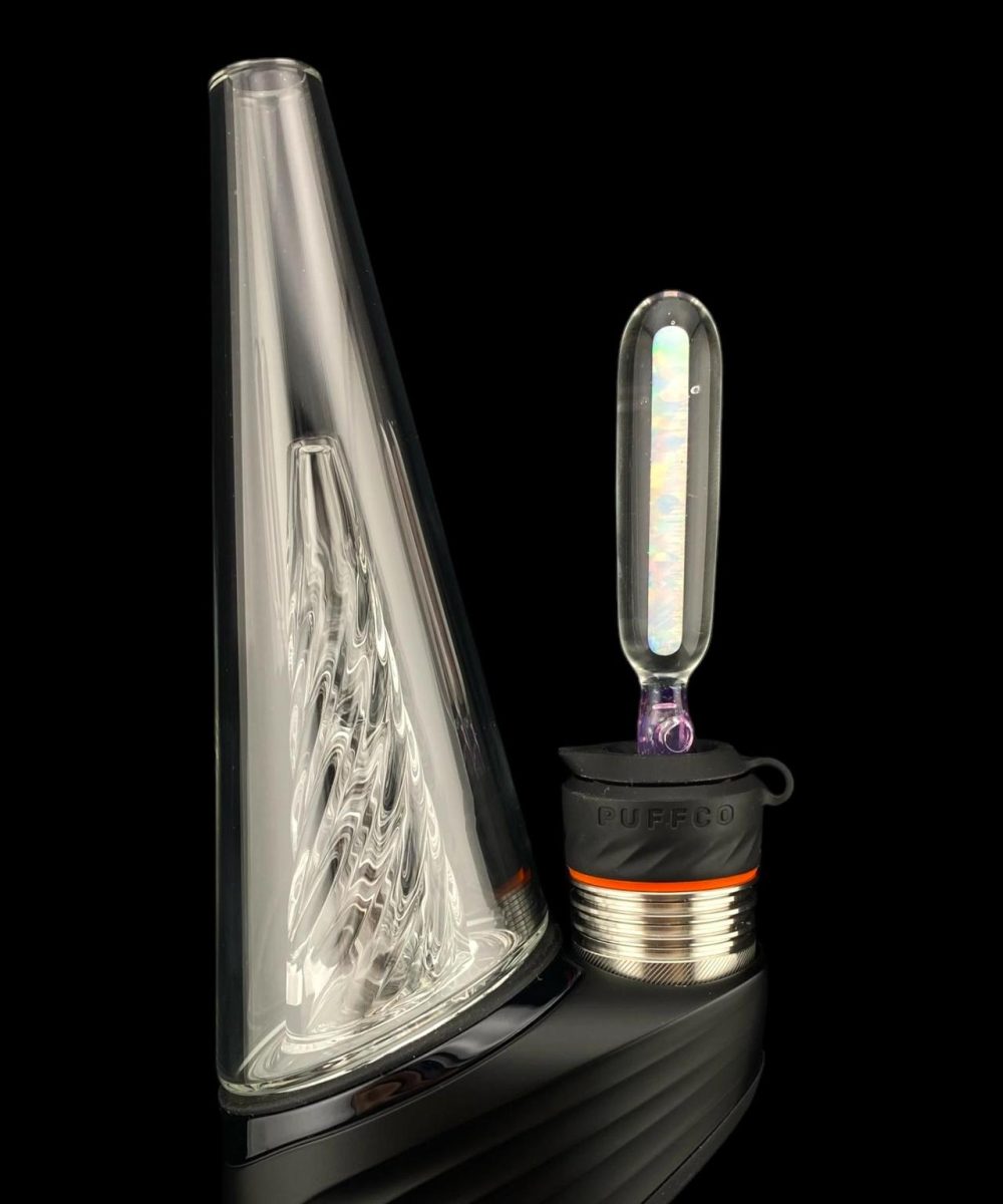 Alternative view of LID GLASS: 40MM OPAL PUFFCO PEAK PRO 3DXL JOYSTICK CAP