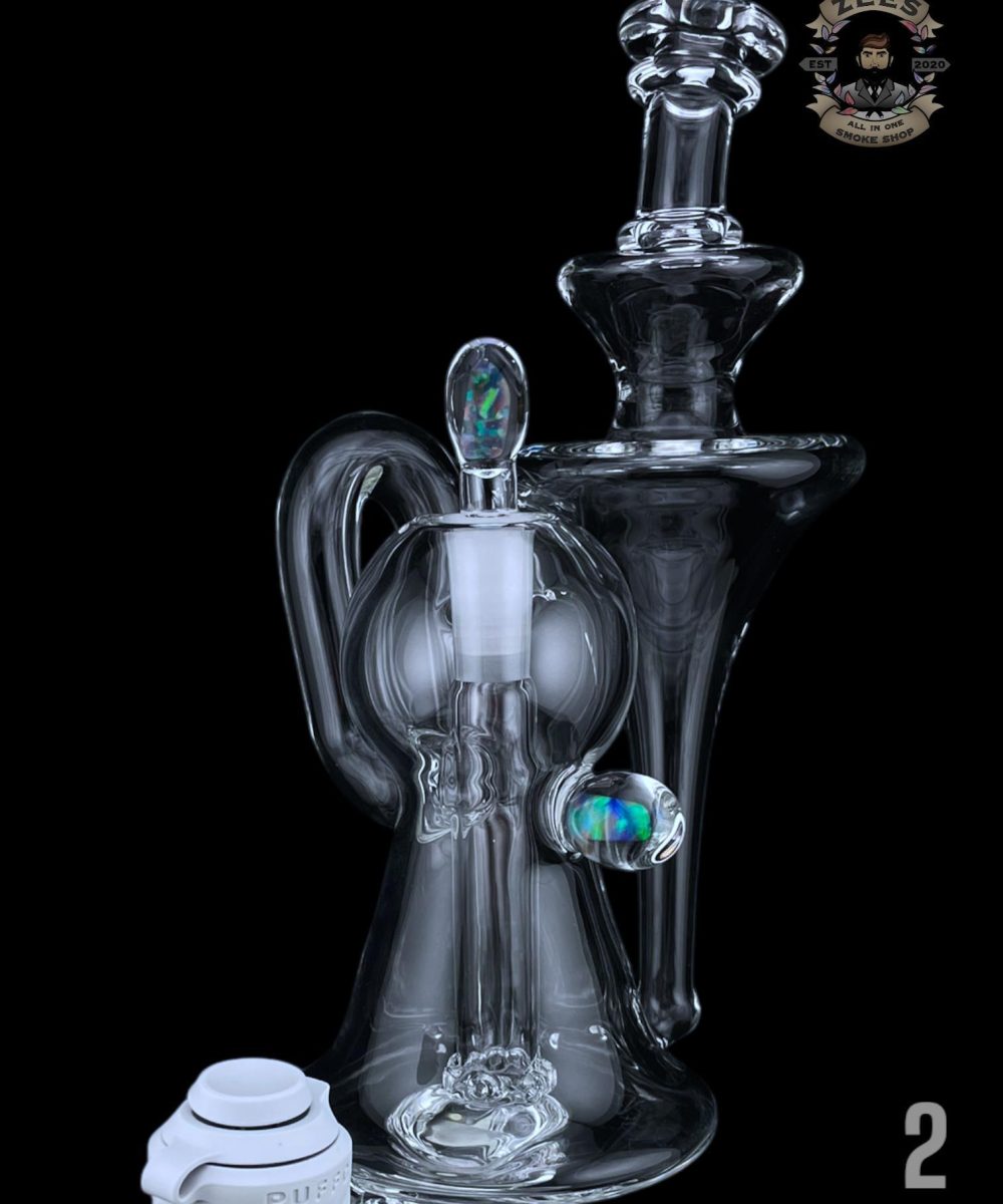 Alternative view of LID GLASS: RECESSED PUFFCO PEAK ATTACHMENT