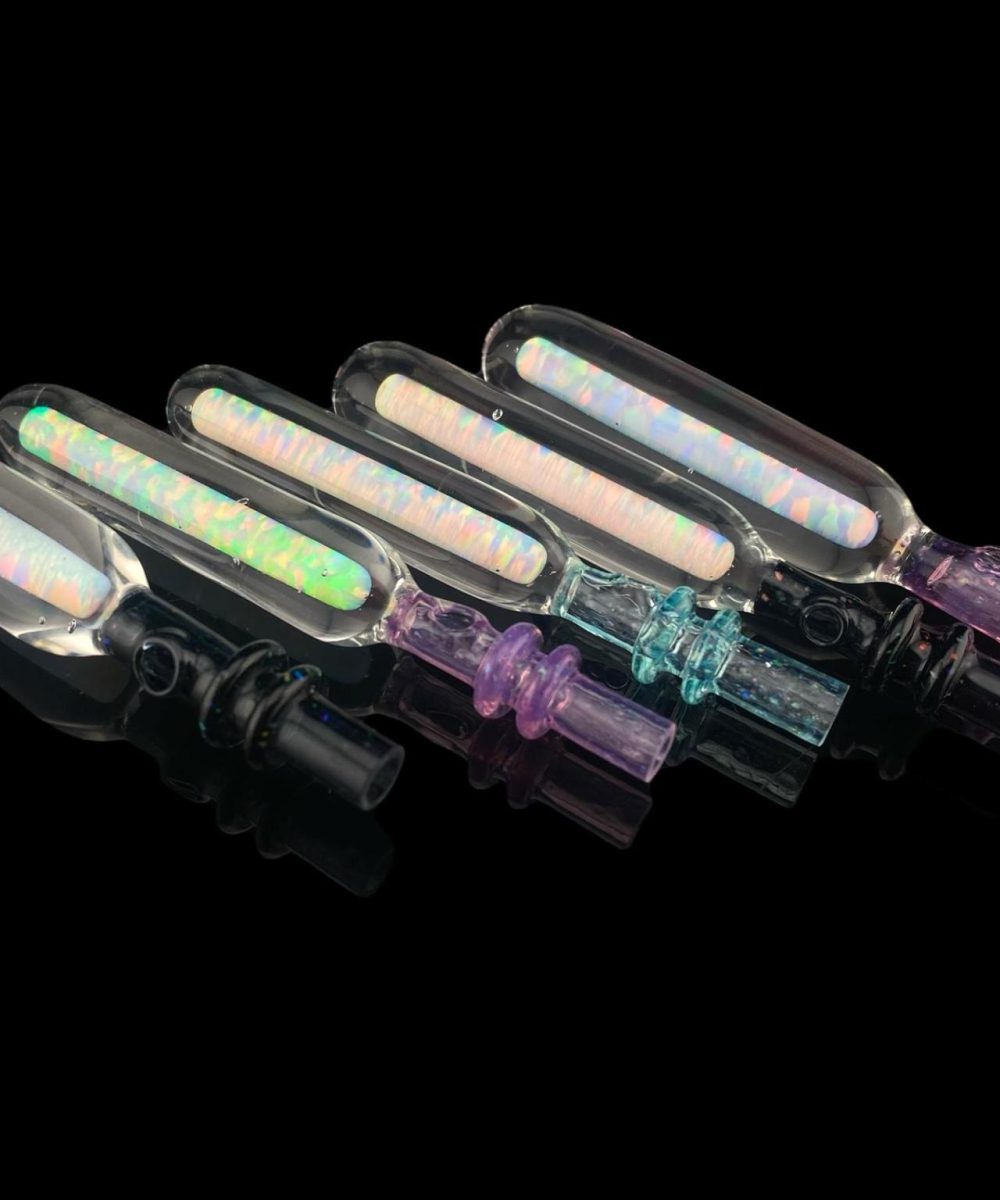 LID GLASS: 40MM OPAL PUFFCO PEAK PRO 3DXL JOYSTICK CAP