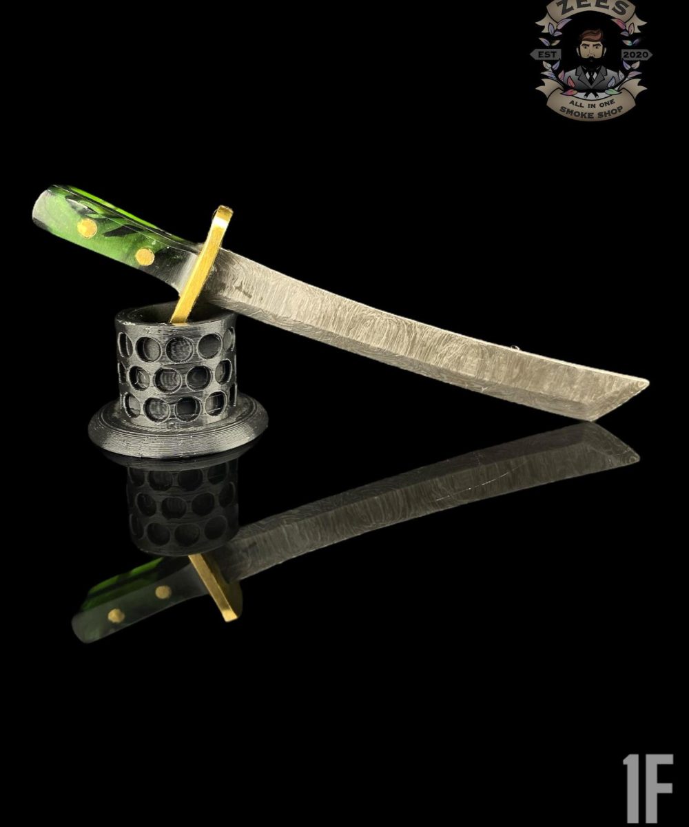 Alternative view of DAMASCUS HK KNIVES: DAMASCUS KATANA SWORD DABBER