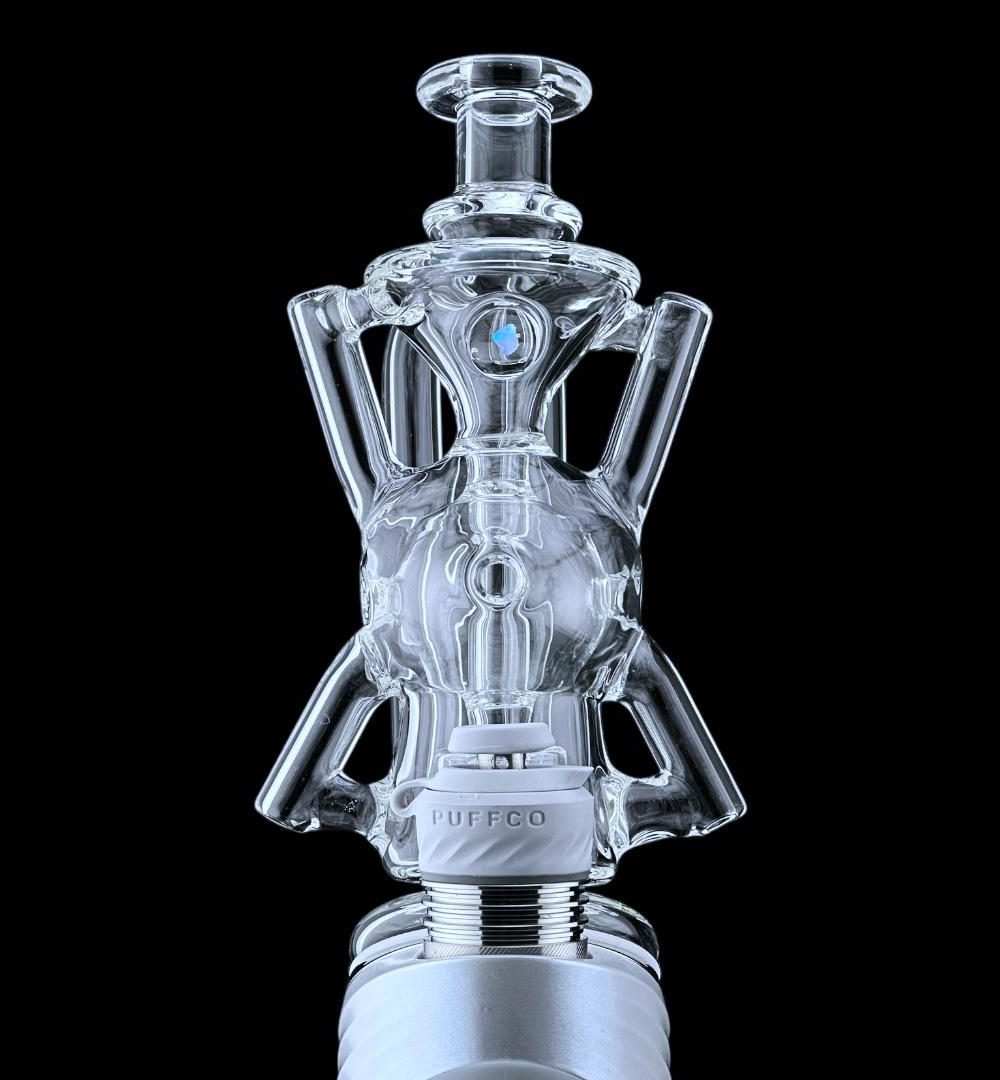 Alternative view of IRIDESCENT GLASS X ION GLASS: EXOCR PEAK ATTACHMENT