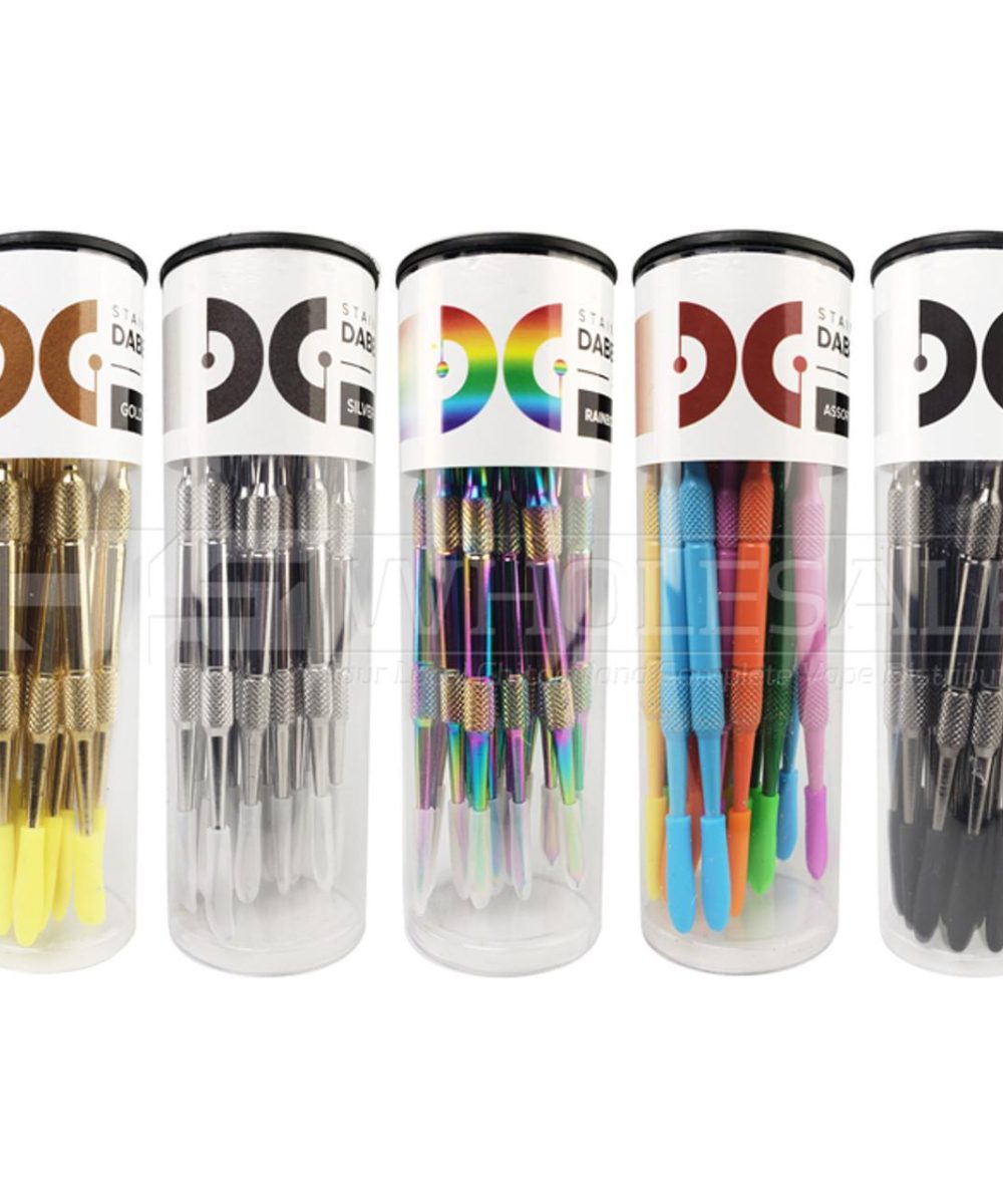 DANK GLASS: DABBER TOOL WITH SILICONE TIPS