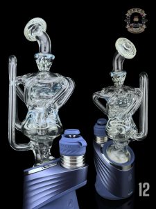 #12 CLEAR SIXTUPLICATE WITH WIG WAG ACCENTS