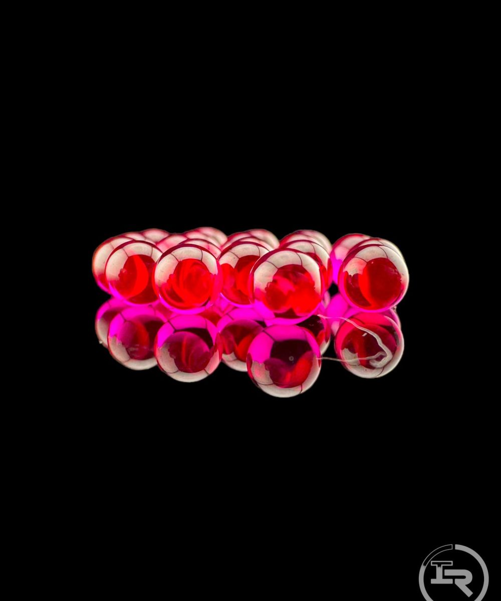 IRIDESCENT GLASS: 2MM PUFFCO PIVOT PEARLS