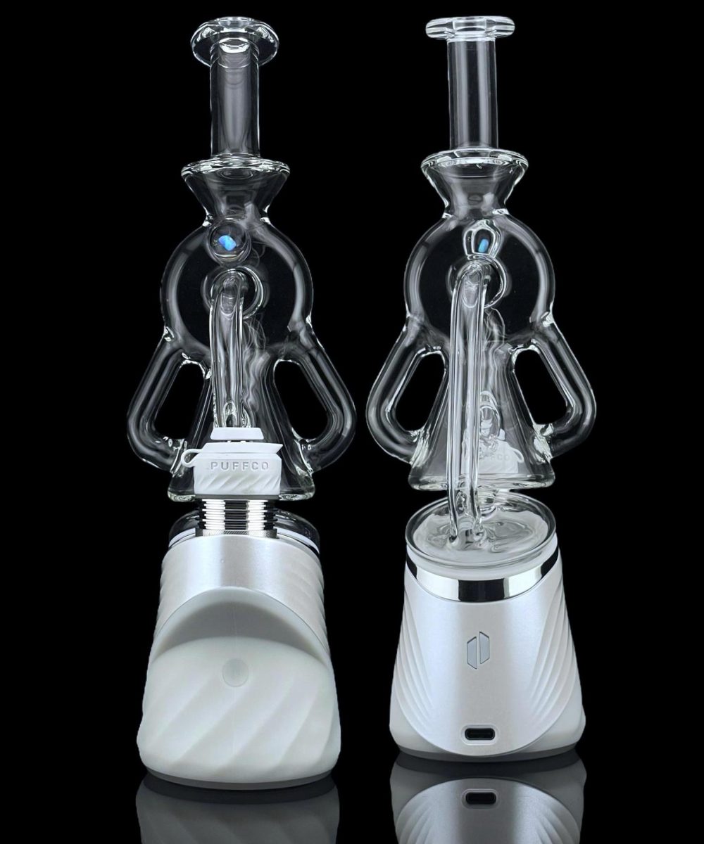 IRIDESCENT GLASS: OPAL DONUT PUFFCO PEAK ATTACHMENT