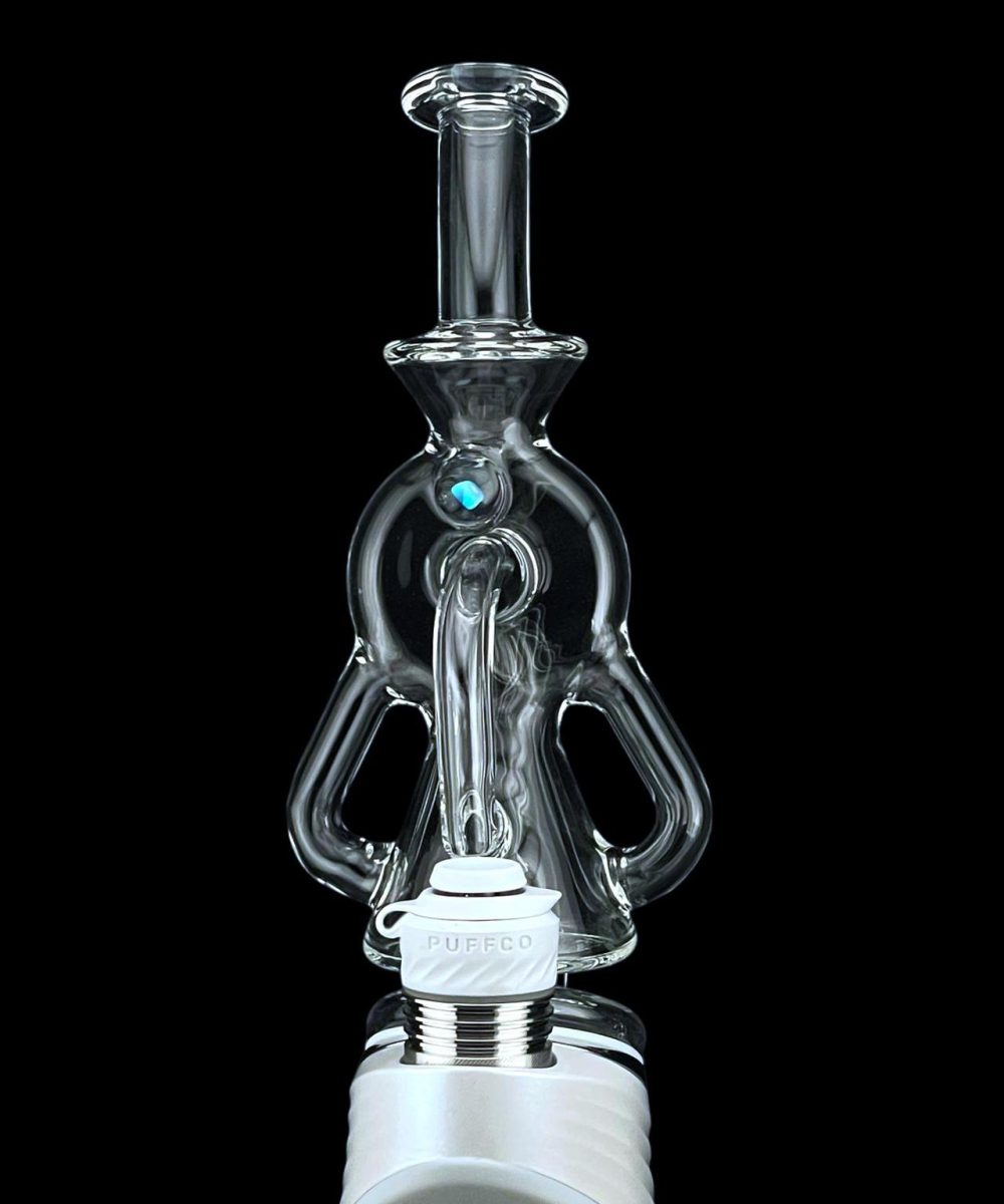 Alternative view of IRIDESCENT GLASS: OPAL DONUT PUFFCO PEAK ATTACHMENT