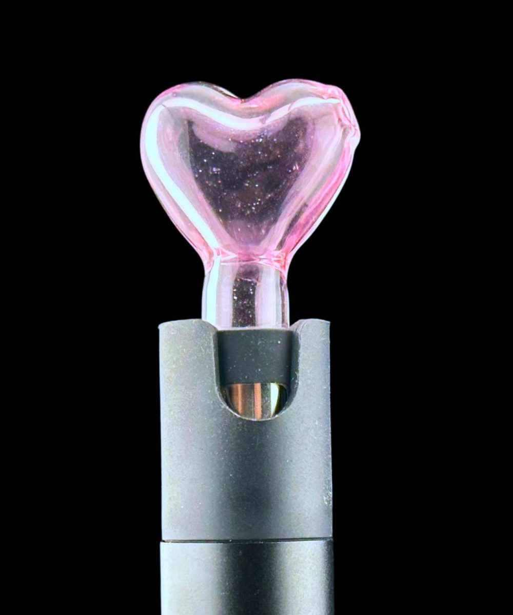 Alternative view of IRIDESCENT GLASS: "LOVEY" PIVOT MOUTHPIECE VALENTINES LE 2025