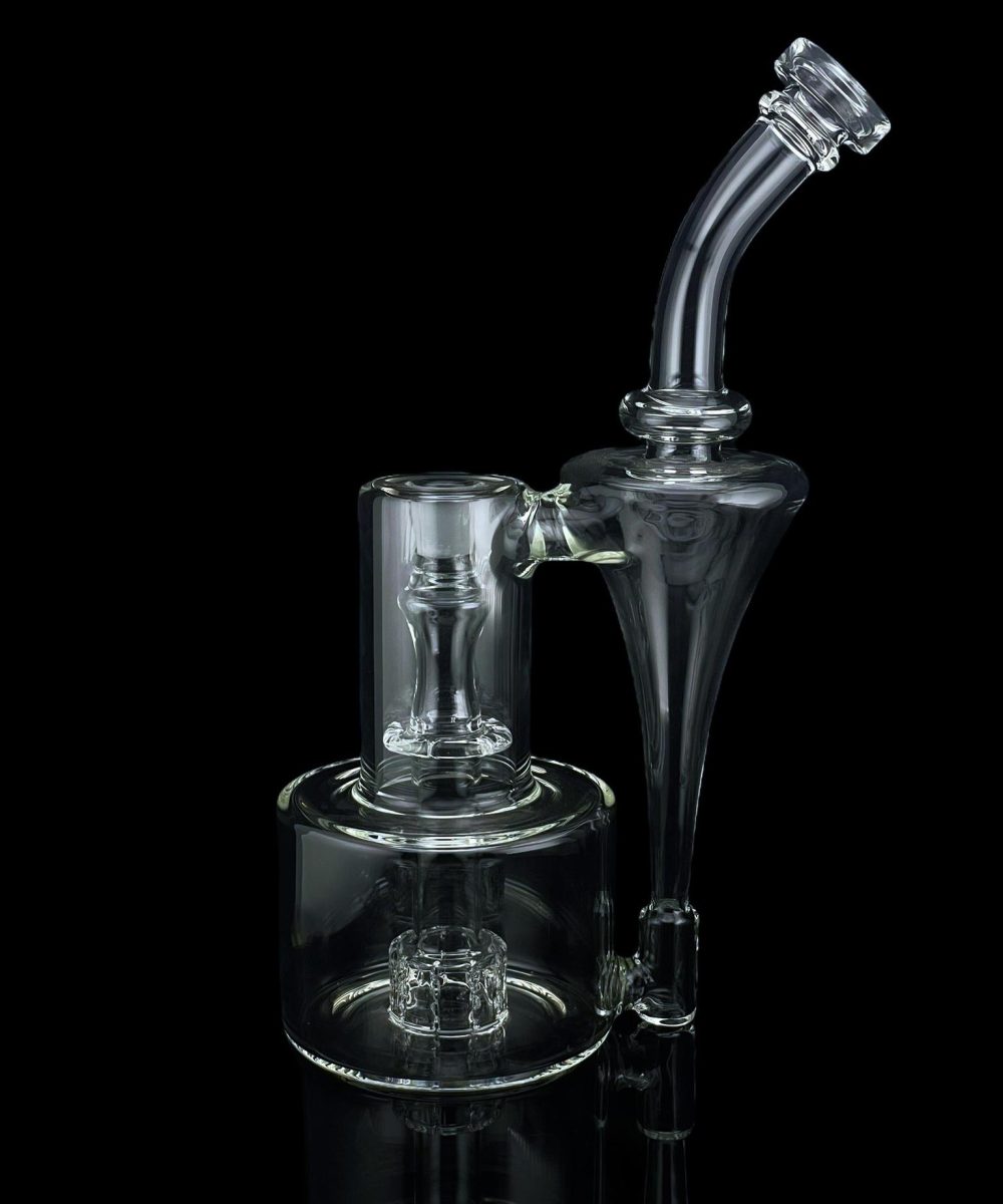 Alternative view of IRIDESCENT GLASS: 15" CLEAR RBR XL