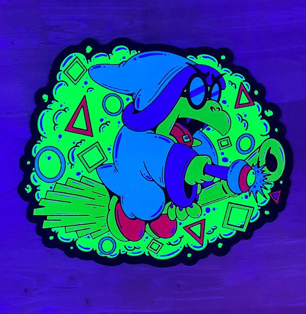 MOOD MATS: 12" MAGIC TIME (UV) LIMITED EDITION