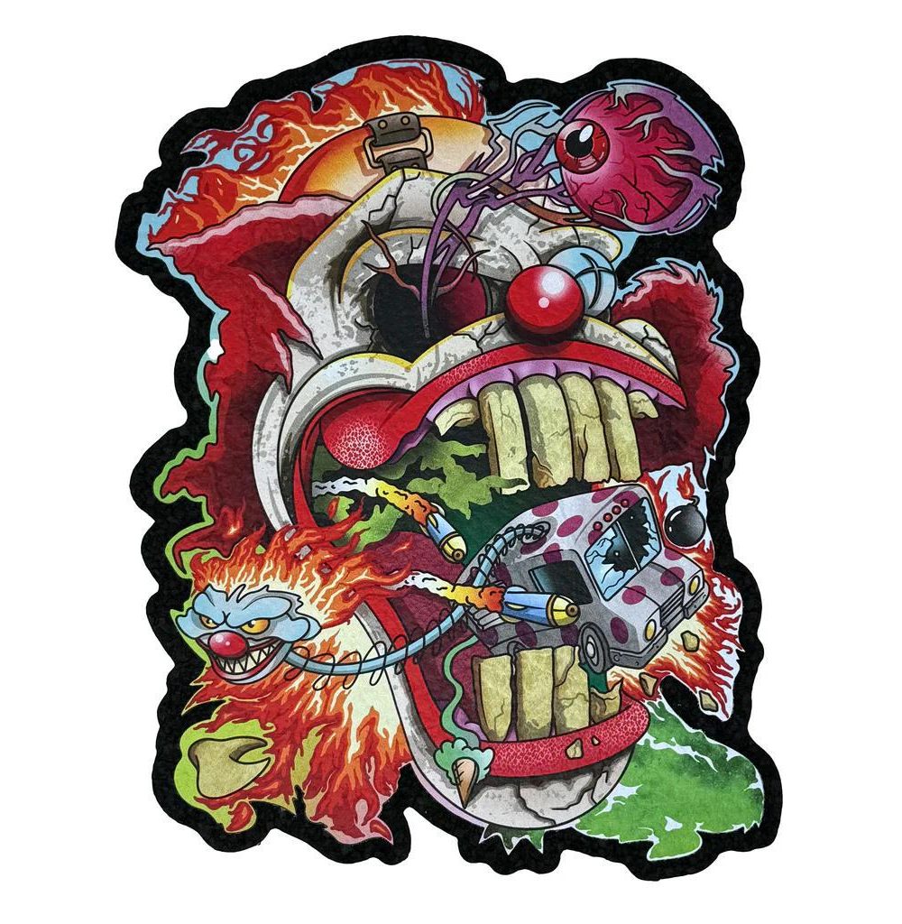 Alternative view of MOOD MATS: 12" TWISTED TOOTH (UV) 2025 LIMITED EDITION