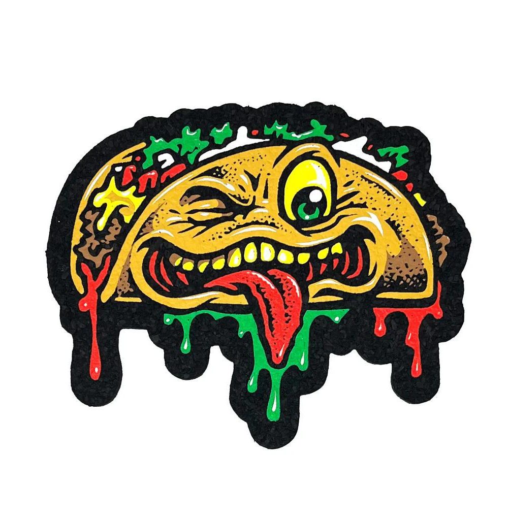 Alternative view of MOOD MATS: 8" DRIP TACO (UV) 2025 LIMITED EDITION