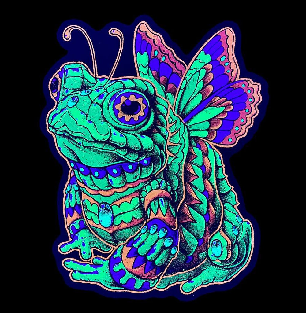 MOOD MATS: 12" FAIRY TOAD (UV) 2025 LIMITED EDITION