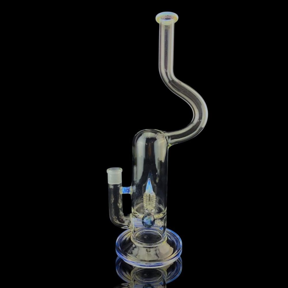 IRIDESCENT GLASS: 17" GRIDDED 10X PERC SECRET WHITE