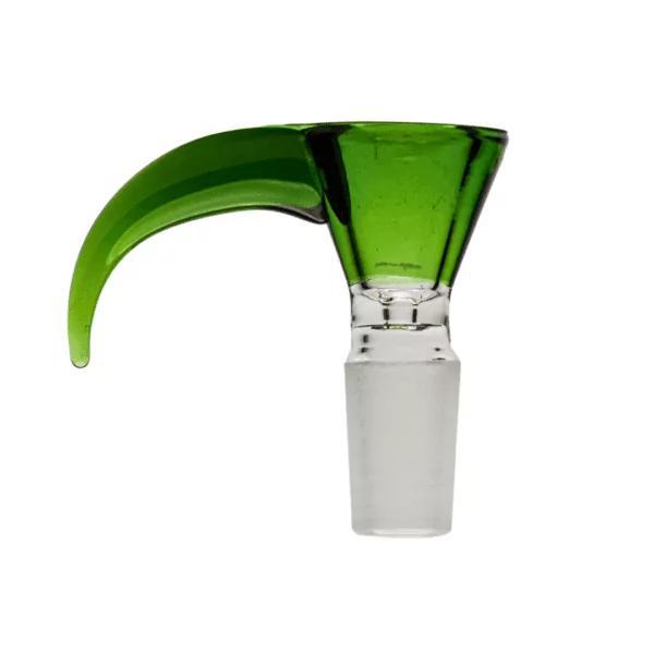 ROOTS GLASS: 14MM HORNED BOWL/FLOWER SLIDE