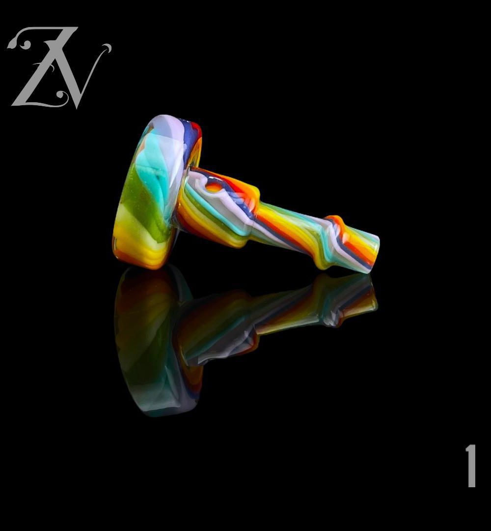 Alternative view of IRIDESCENT GLASS: WIG WAG PUFFCO PEAK PRO 3DXL JOYSTICK CAP