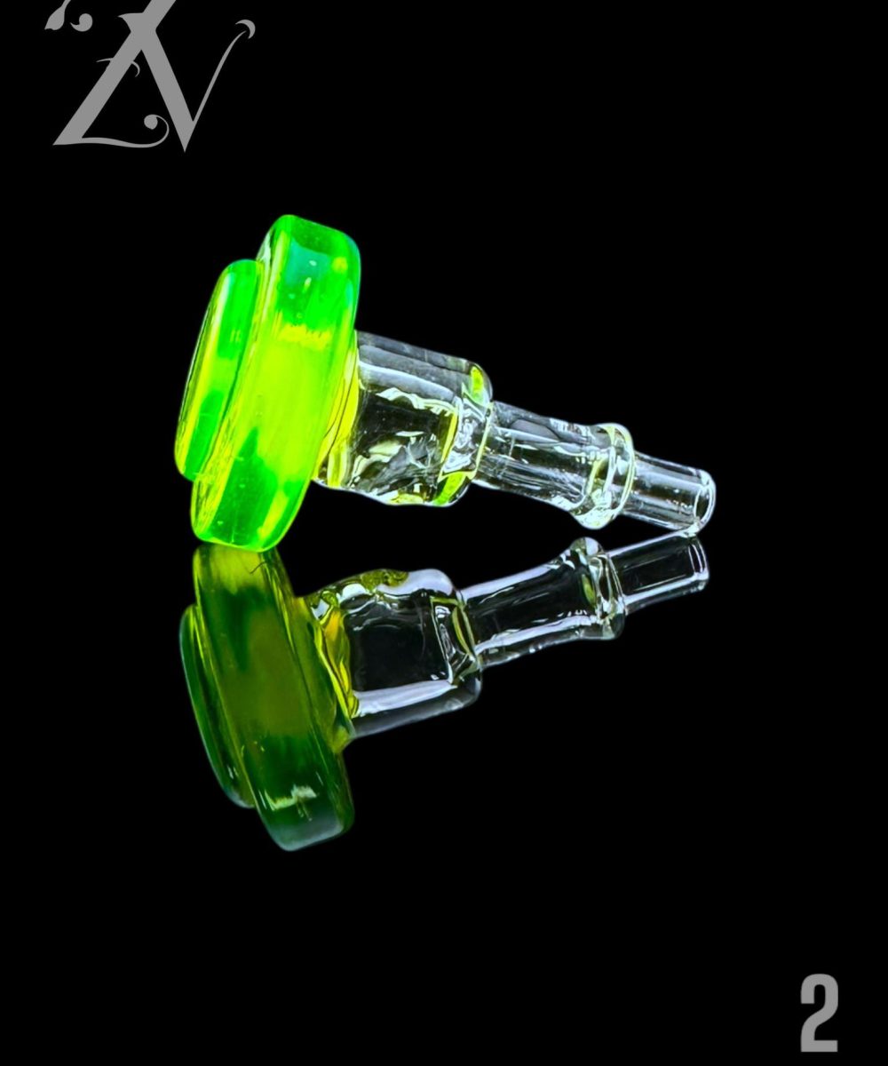 Alternative view of IRIDESCENT GLASS: COLOR ACCENTED PUFFCO PEAK PRO 3DXL JOYSTICK CAP