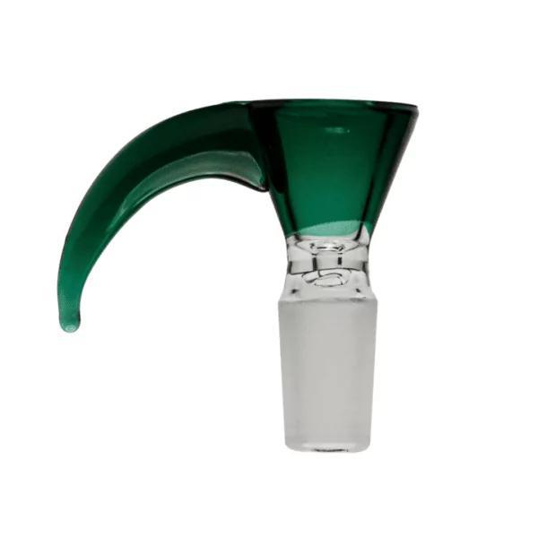 Alternative view of ROOTS GLASS: 14MM HORNED BOWL/FLOWER SLIDE