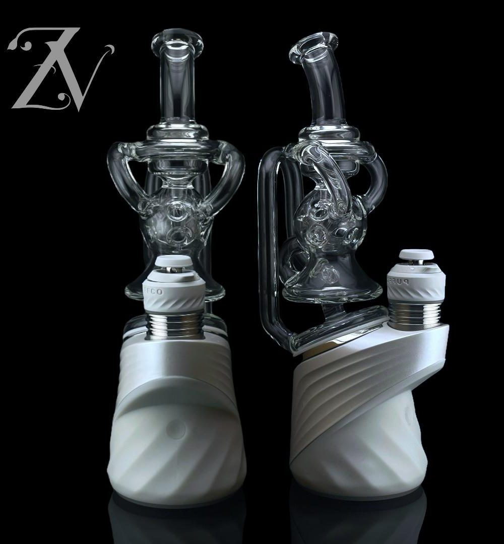 IRIDESCENT GLASS: MINI EXOSPHERE PUFFCO PEAK ATTACHMENT