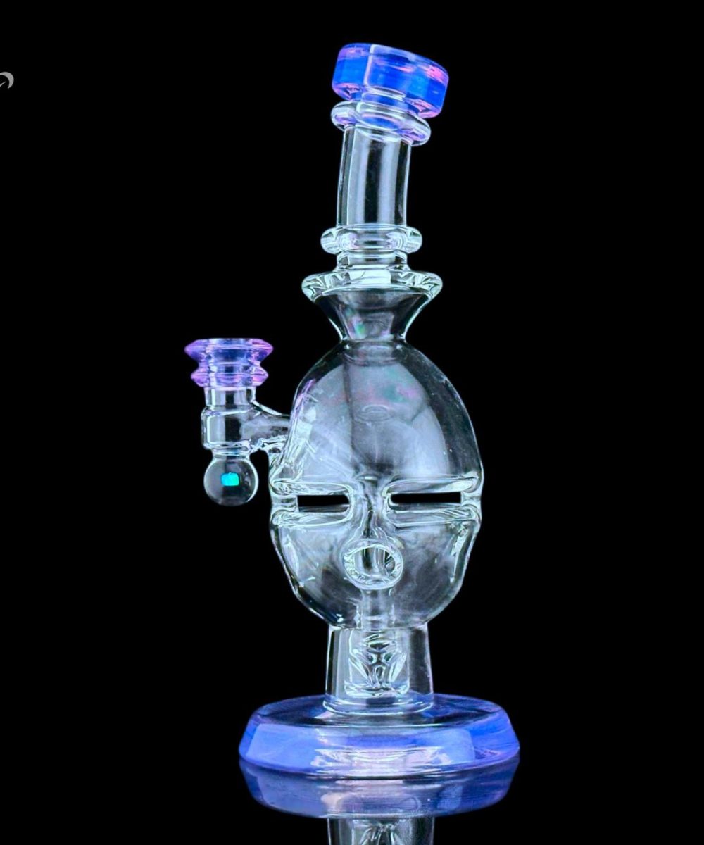 IRIDESCENT GLASS: SUPERIOR MINI EGG PURPLE RAIN