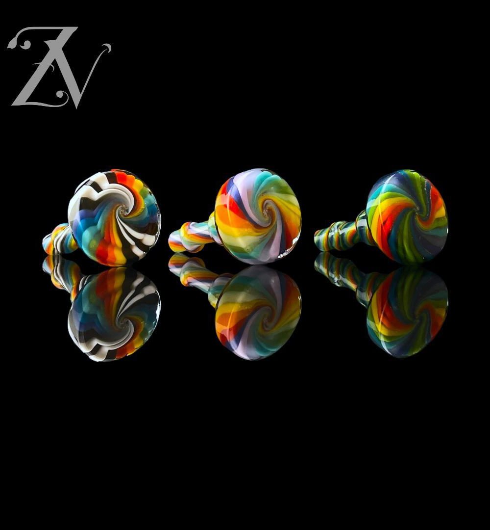 IRIDESCENT GLASS: WIG WAG PUFFCO PEAK PRO 3DXL JOYSTICK CAP