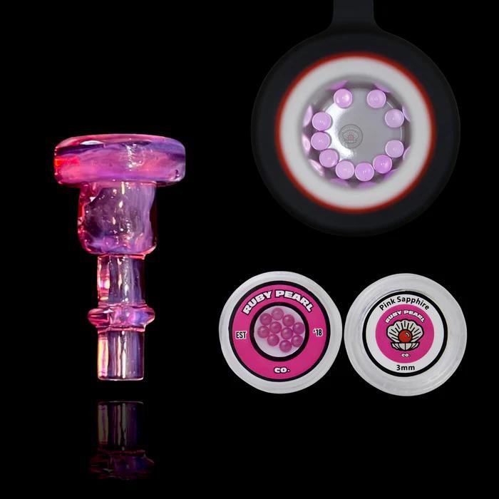 TOKR GLASS: PUFFCO PEAK PRO 3DXL JOYSTICK CAP AND PEARLS BUNDLE