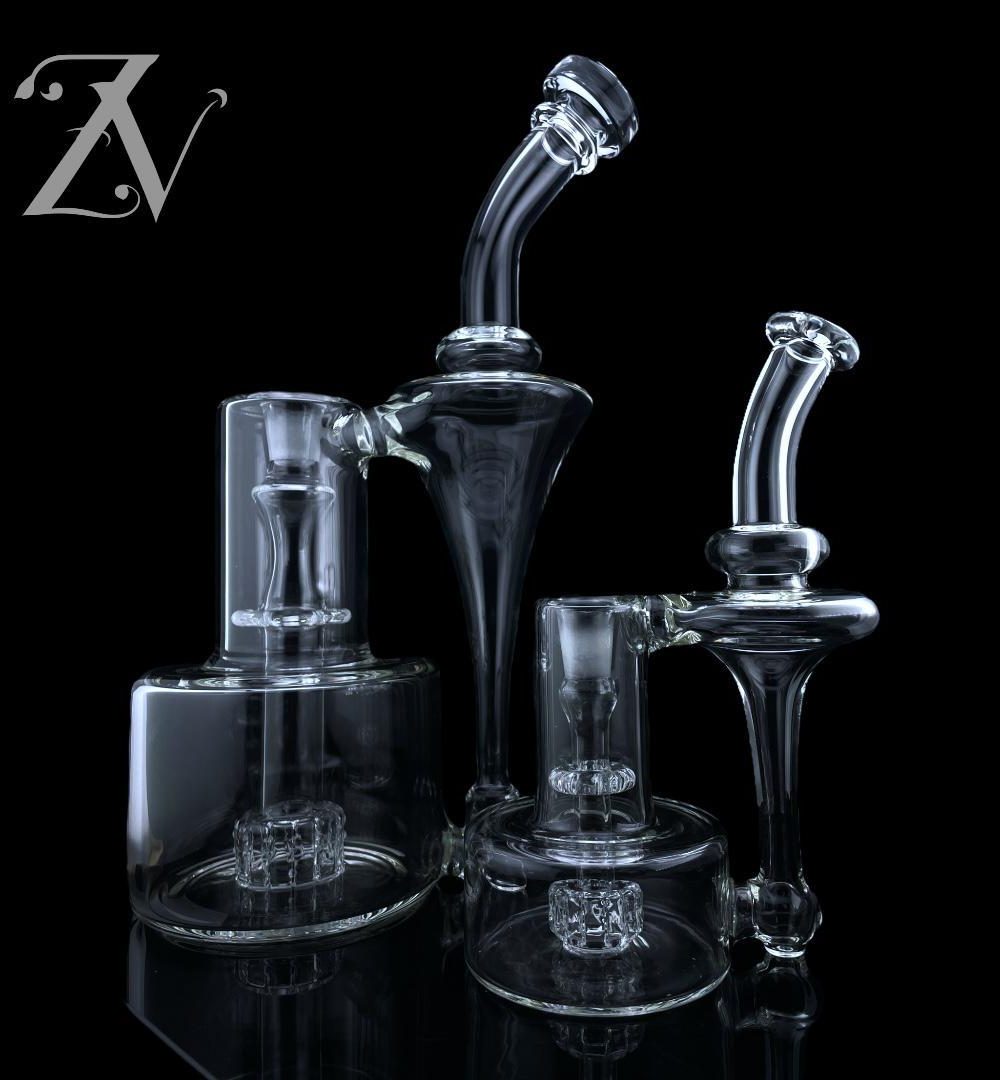 IRIDESCENT GLASS: 15" CLEAR RBR XL