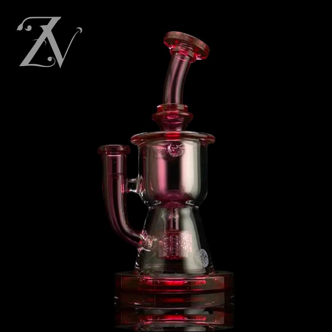 FATBOY GLASS: GOLD RUBY TAURUS V2 INCYCLER