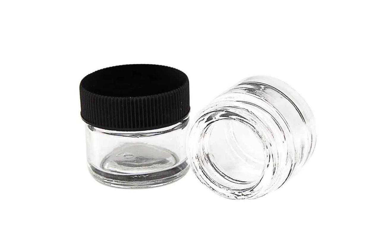 Alternative view of 5ML EMPTY JAR WITH BLACK LID