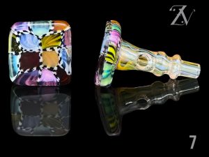 #7 CUSTOM RAINBOW SQUARE TILE