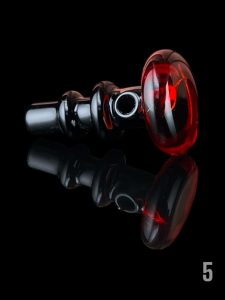 #5 - RED POMP X JET BLACK