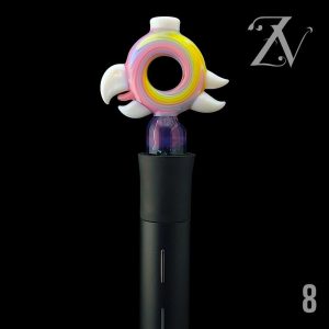 #8 RAINBOW SWIRL COLOR MIX (UV) X JADE WHITE