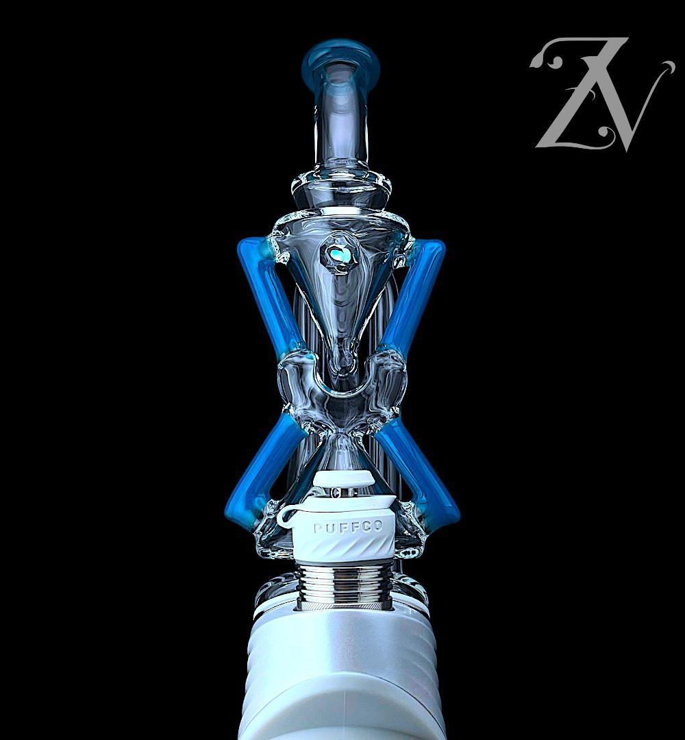 Alternative view of IRIDESCENT GLASS: SUPERIOR ECO XCR PUFFCO PEAK ATTACHMENT