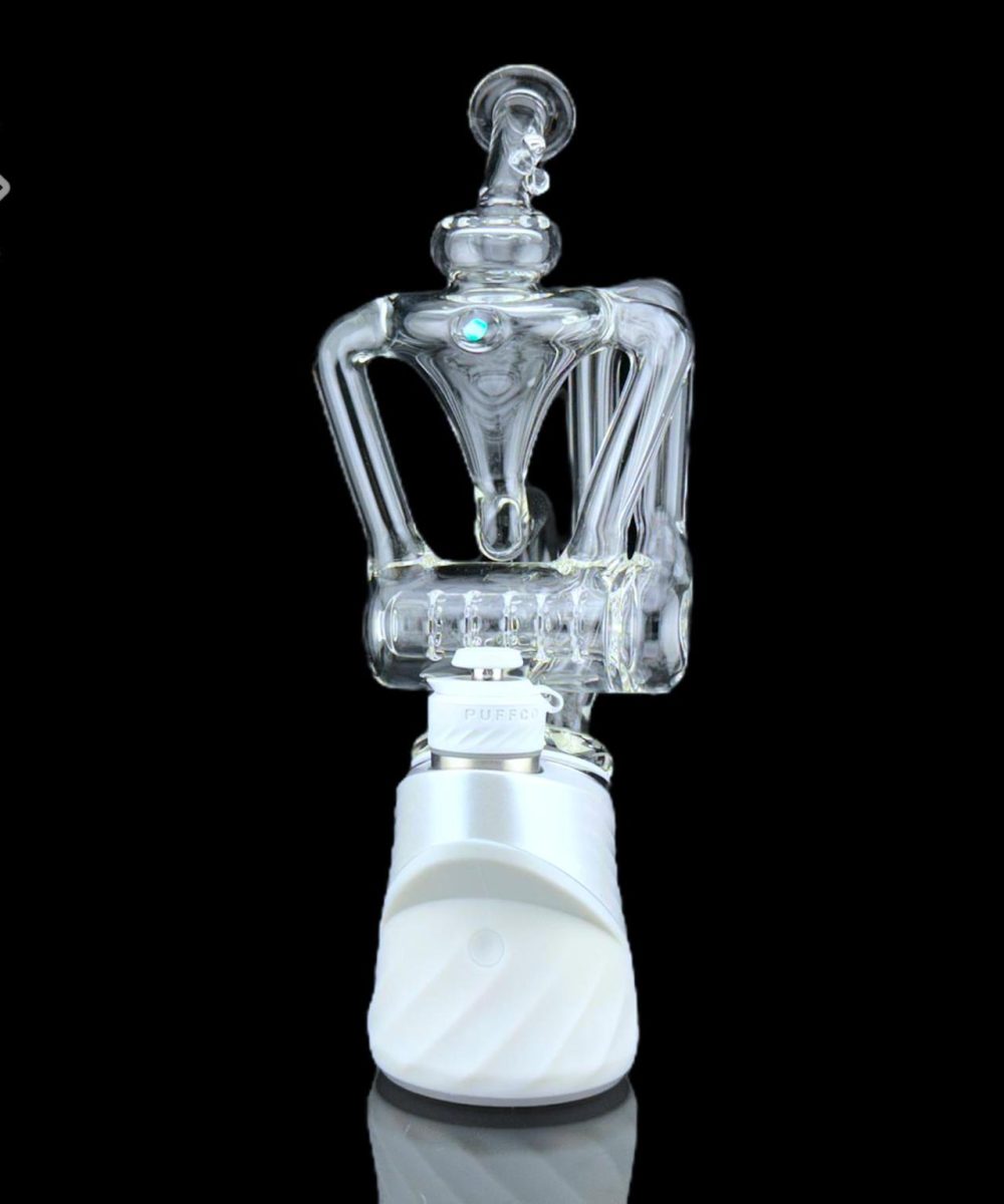 Alternative view of MOHAWK GLASS: GRID PUFFCO PEAK ATTACHMENT