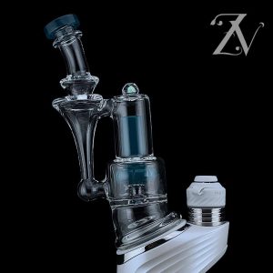 BLUE BIRD WITH FACETED OPAL