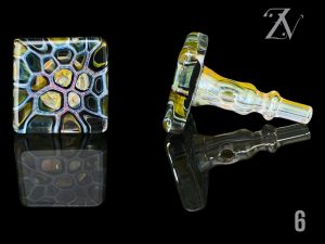 #6 FUMED HONEYCOMB TILE X MOONSTONE