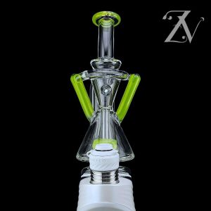 LIME CANDY WITH FACETED OPAL