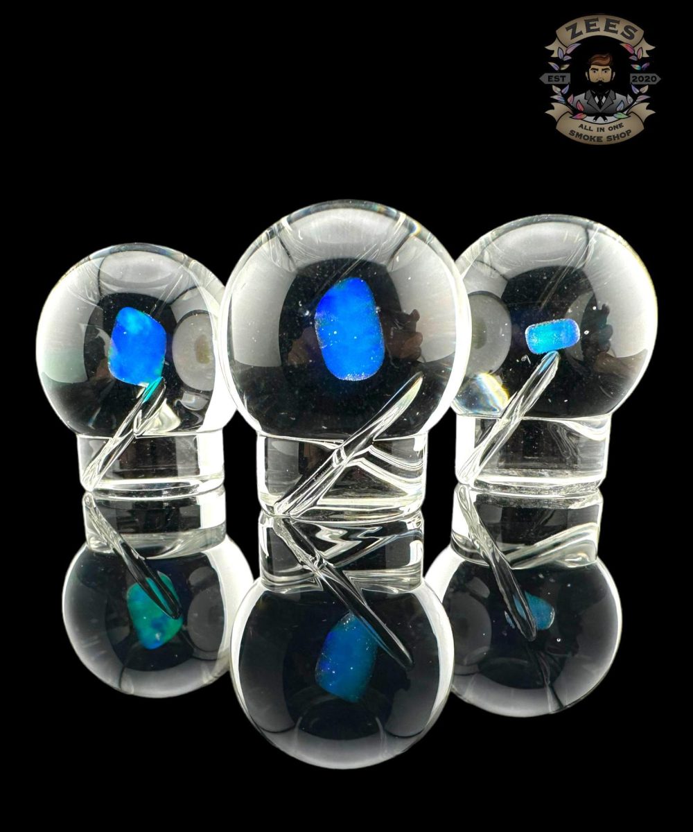 Alternative view of ONETRICKPONY: ENCASED OPAL 25MM MARBLE SPINNER CAP