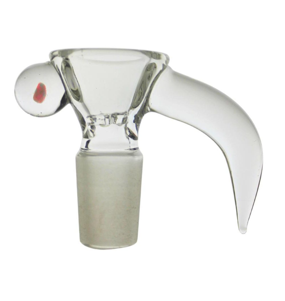 ROOTS GLASS: OPAL FOUR HOLE BOWL/FLOWER SLIDE