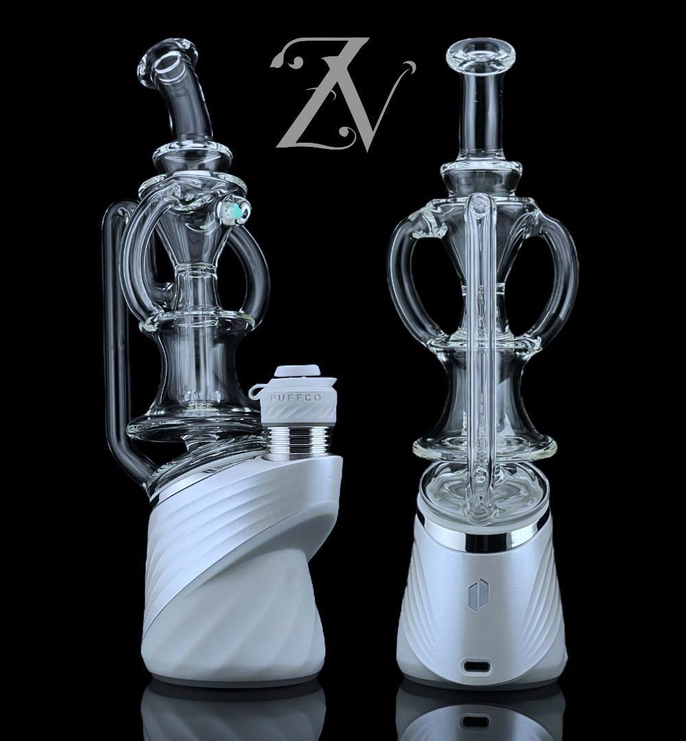 IRIDESCENT GLASS: SHREDDER RECYCLER PUFFCO PEAK ATTACHMENT